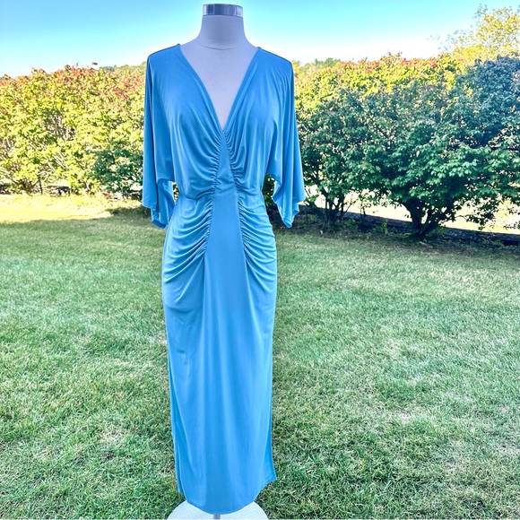 Venus Drape Sleeve Maxi Dress - Picture 2 of 16